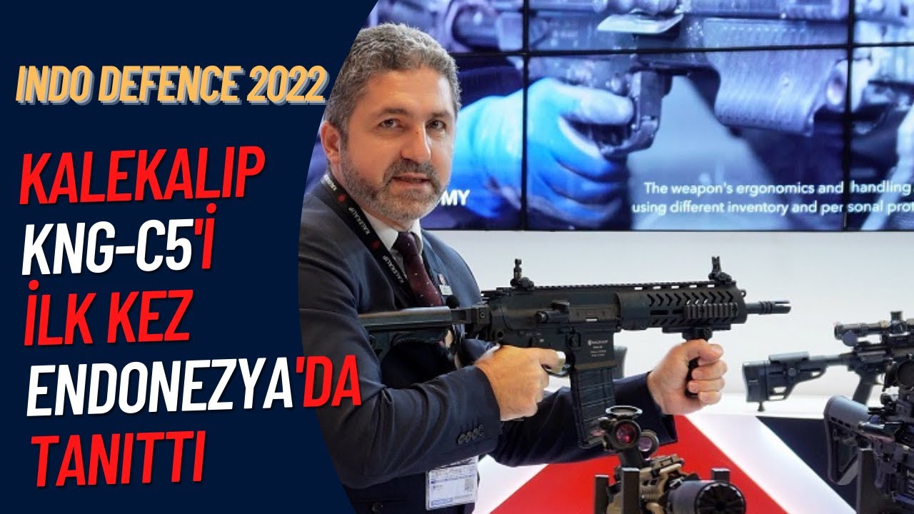 Kale Kalıp KNG-C5 silahını ilk kez Endonezya'da sergiledi 