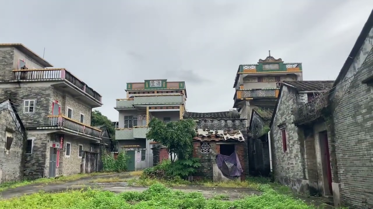 開平之行：應網友請求，拍攝開平赤坎鎮龍背村的龍東村和龍西村，關氏村莊，看看龍背村的風貌！