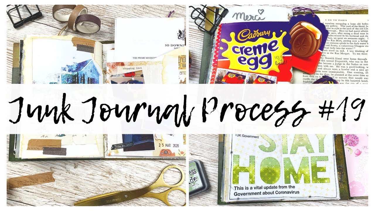 JUNK JOURNAL PROCESS | 19 | Junk Journal with Me | ms.paperlover
