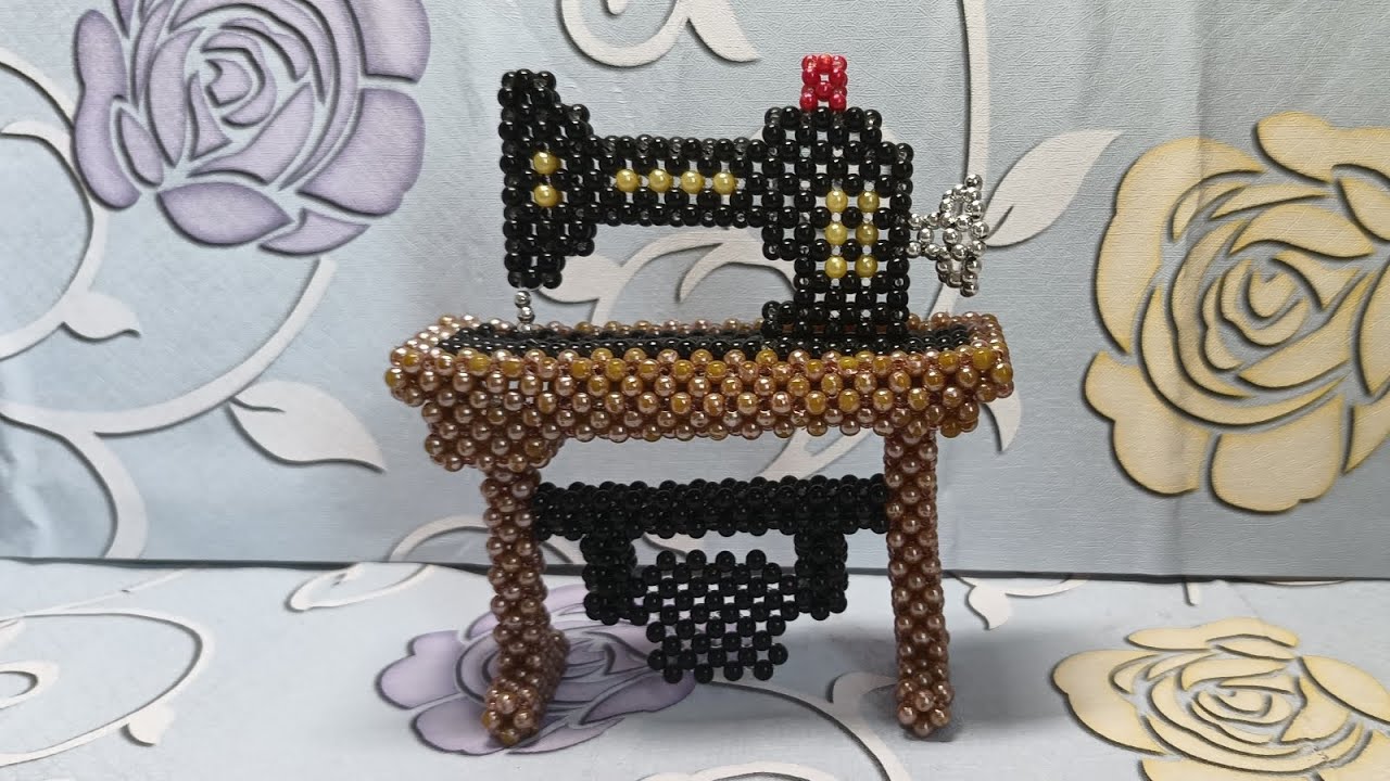 3D Beaded Sewing Machine by Craft Novelty Sons