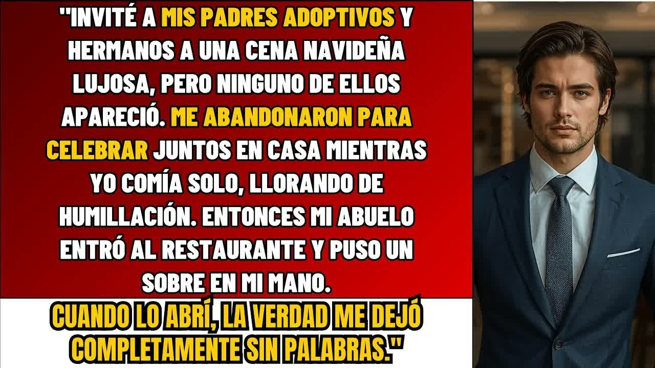 Mis Padres Me Echaron En Navidad Y Tuve Que Cenar Solo Mientras Ellos Celebraban– Mi Abuelo Entr