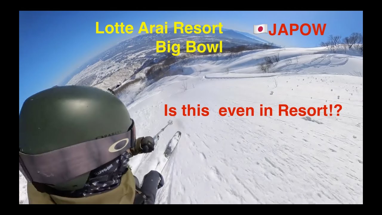Is this even in resort!? Lotte Arai Resort, Japan JAPOW!!