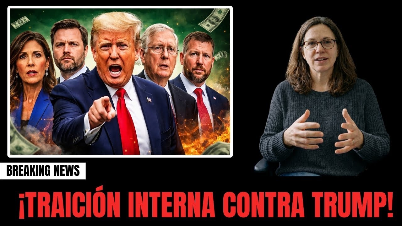 Trump cae a -38%: 2 senadores republicanos piden fuera a Noem y Miller antes de 2026