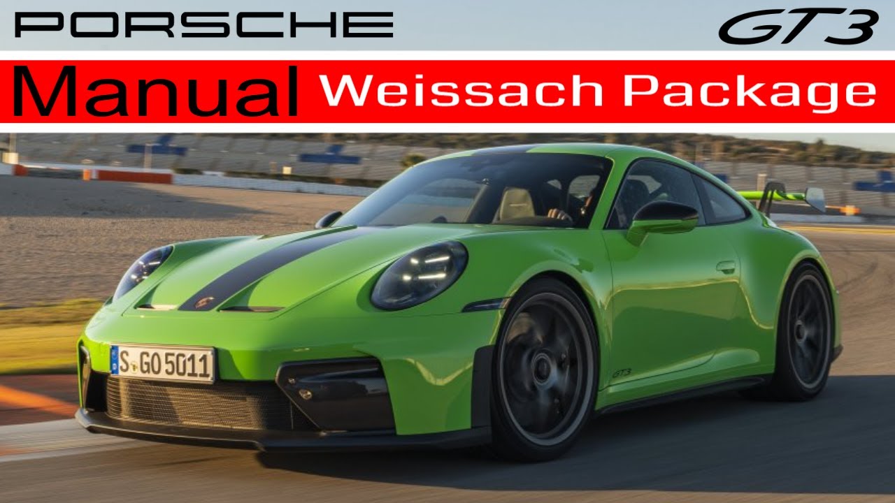 2025 Porsche 911 GT3 Weissach Package in Green Yellow Manual Transmission