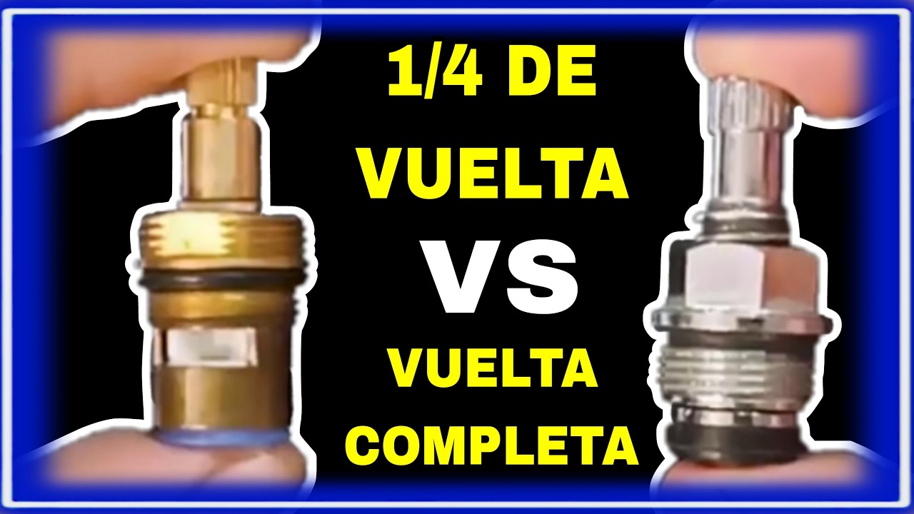 ✅ NO COMPRES ANTES DE VER ESTO 🔥 V&Aacute;STAGO vs. CARTUCHO de CER&Aacute;MICA ⚙️ 1/4 de vuelta o completa?