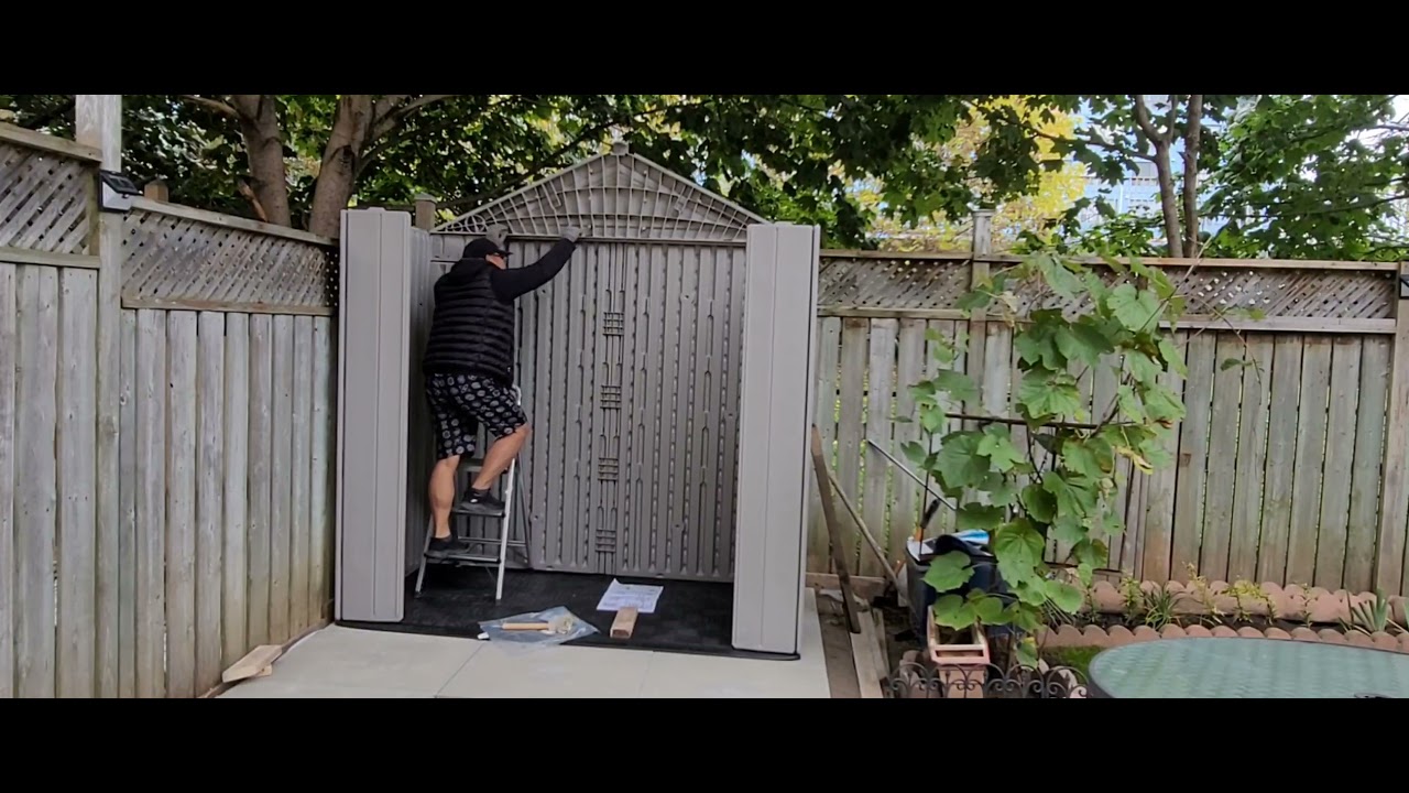 RUBBERMADE 3X7 SHED ASSEMBLY | DIY