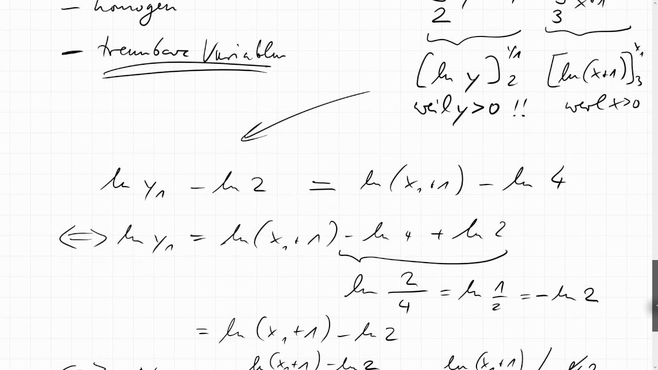 10E.2 Differentialgleichung zum Üben