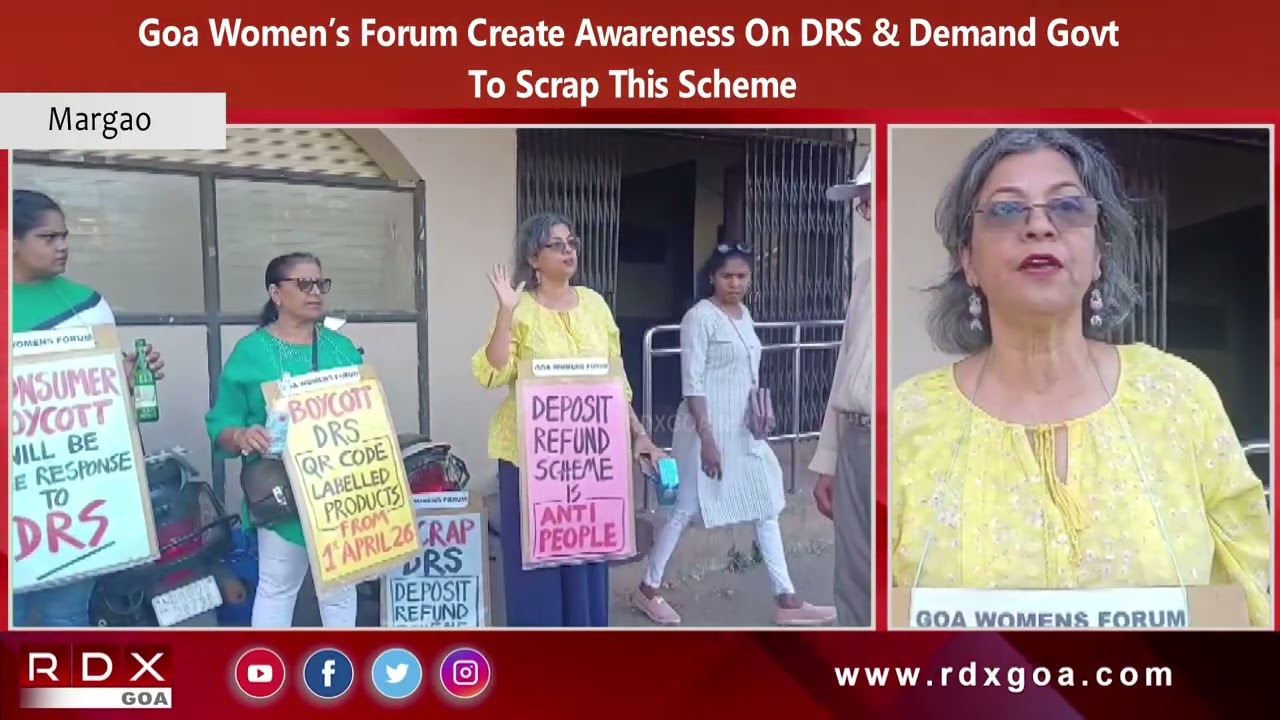 Goa Women’s Forum Create Awareness On DRS & Demand Govt To Scrap This Scheme