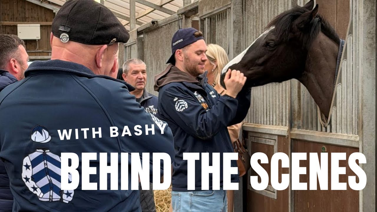 Racing Post, Harry Skelton, Mick Appleby. Behind the scenes with Bashy!