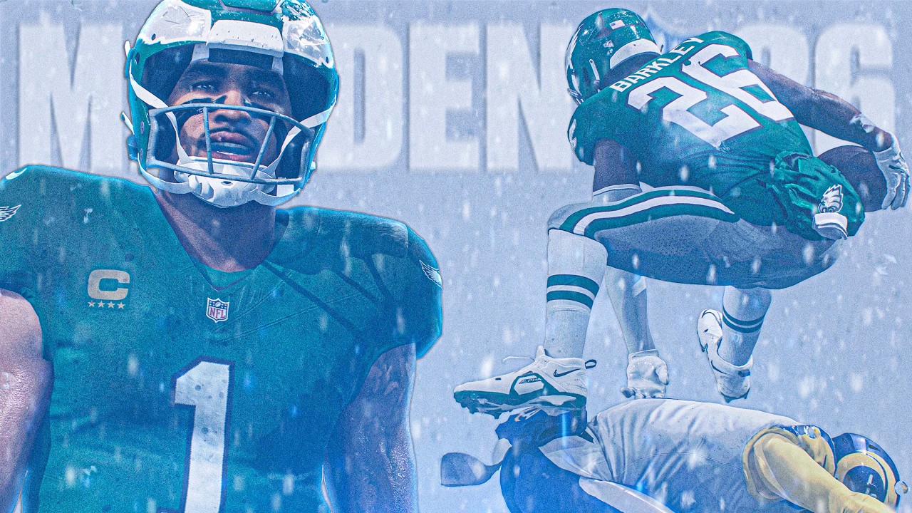 RAMS vs EAGLES - Madden 26 Official SNOW Gameplay