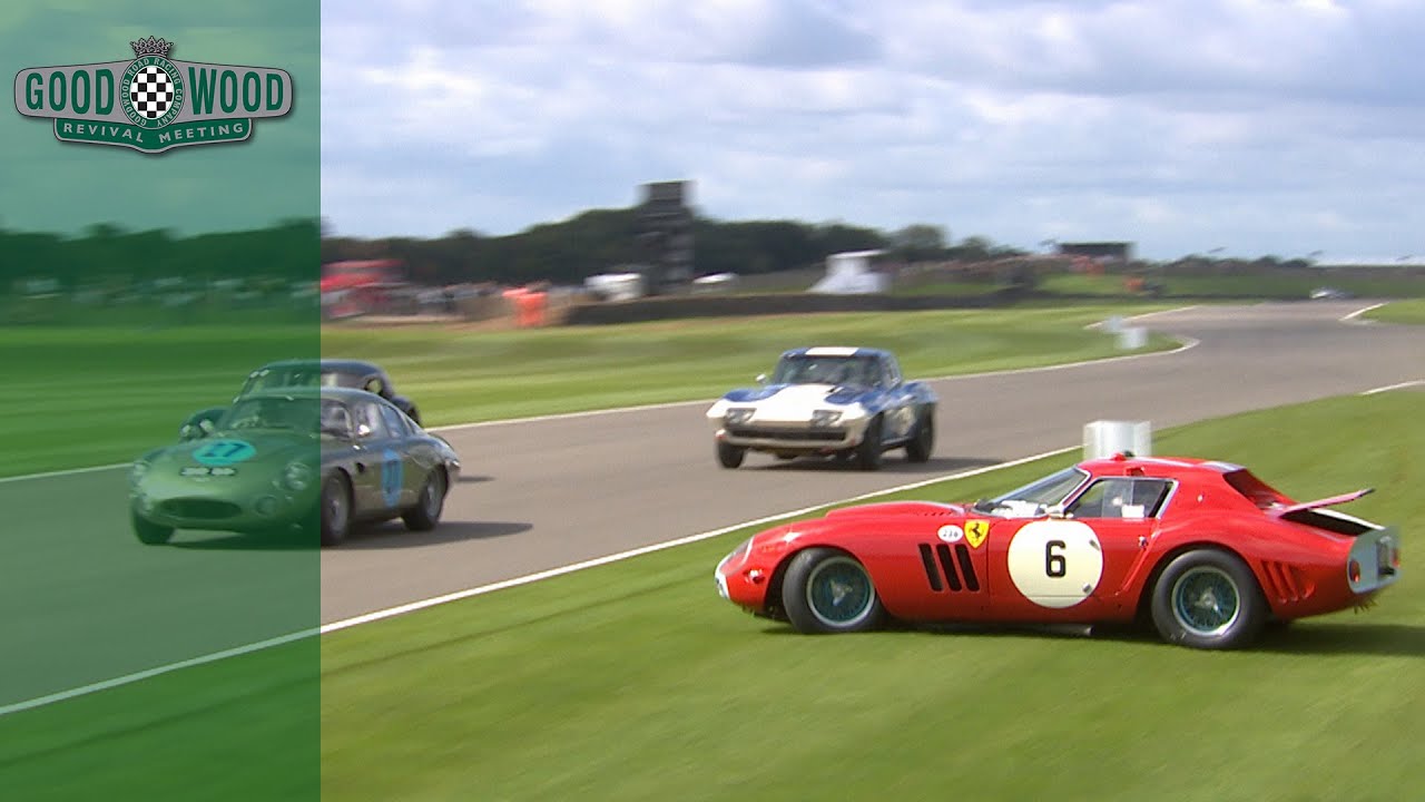 Rare Ferrari 250 GTO/64 crashes at Revival