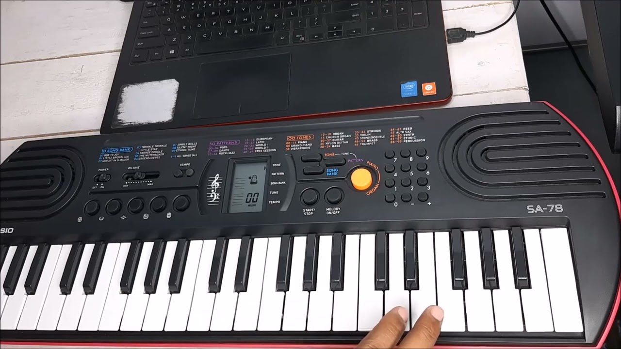 best exercise for Piano practicing in Casio SA 76 77 and 78 || most famous Piano pattern