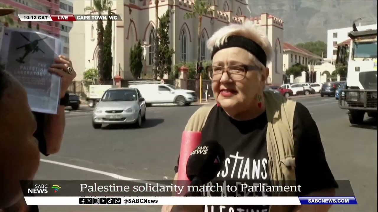 Palestine solidarity march to Parliament