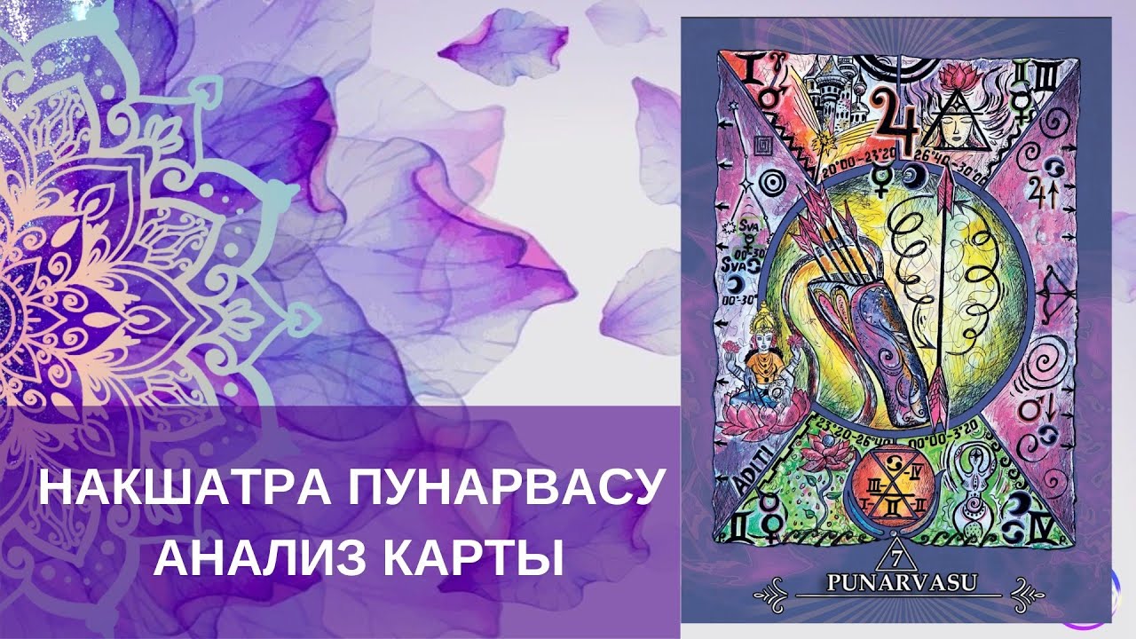 НАКШАТРА ПУНАРВАСУ | АНАЛИЗ И ЗНАЧЕНИЕ | РАССМАТРИВАЕМ КАРТУ