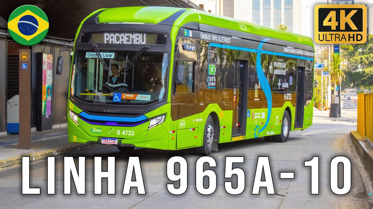 Linhas de Ônibus #53 - 965A-10 - Paulistar 3: Circuito Lazer - Paraíso/Pacaembu