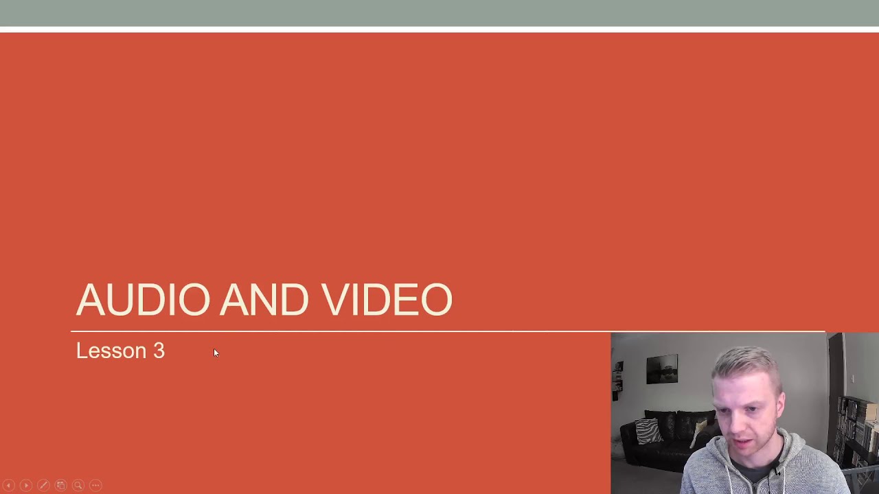 Media: Audio and Video - Web Design Lesson 3 (National 4/5)
