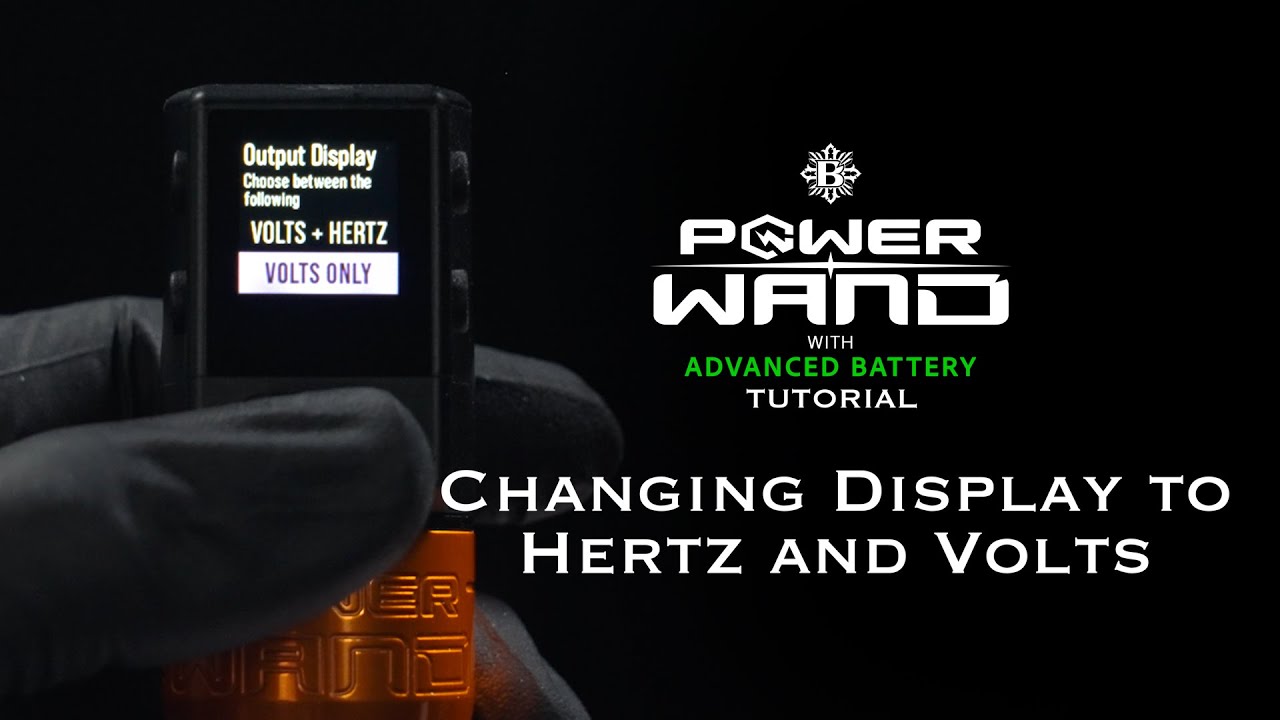 Hertz + Volts Display | Power Wand w/ Advanced Battery