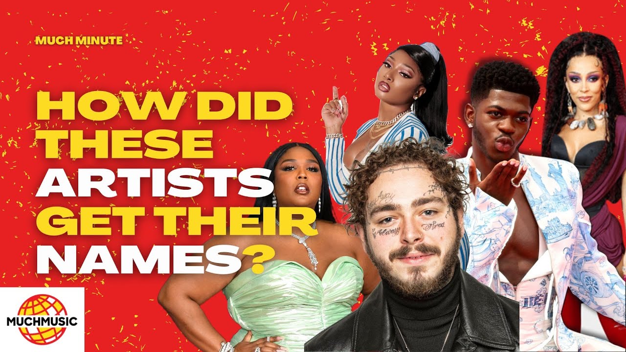 HOW DID THESE ARTISTS GET THEIR STAGE NAMES!? ft. #PostMalone #Lizzo #DojaCat & MORE!!  | MUCHMUSIC