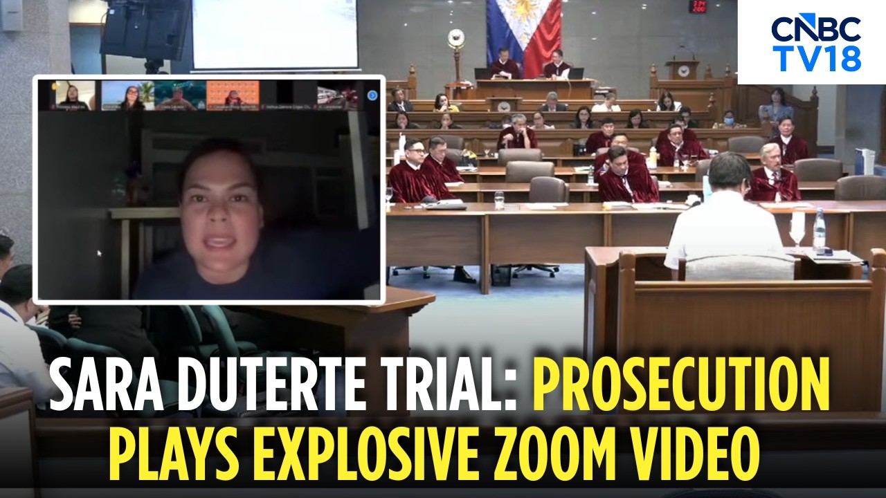 Sara Duterte Impeachment Trial | Prosecution Plays Zoom Clip of Sara Duterte Using Expletives | N18G