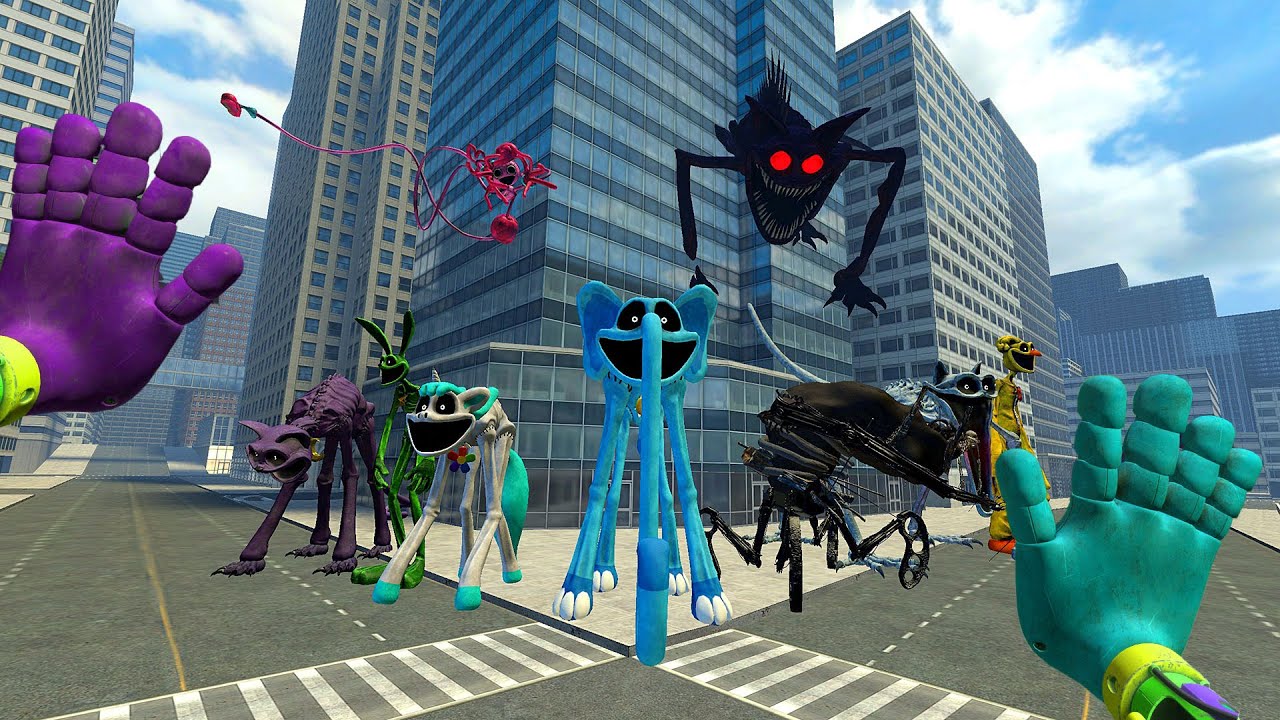 SURVIVING SMILING CRITTERS FROM POPPY PLAYTIME | #garrysmod