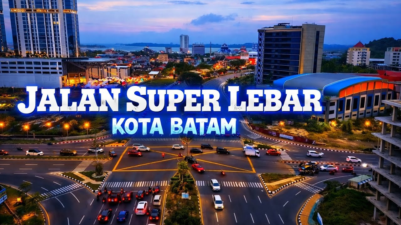 Jalan Super di Kota Batam | Serasa Jalan di Negara Maju! Wajib Lihat 😲