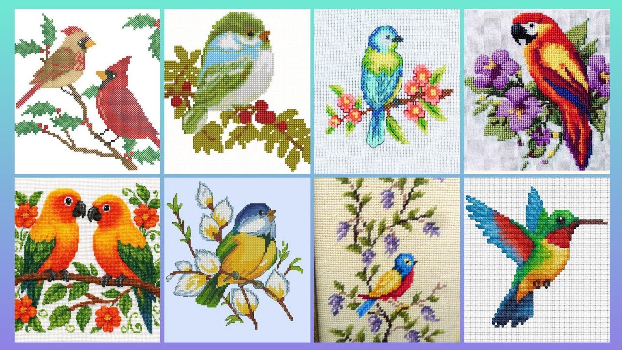 #1 Most Beautiful and Unique New Cross Stitch Patterns For Everything #CrossStitchDesign#Trend