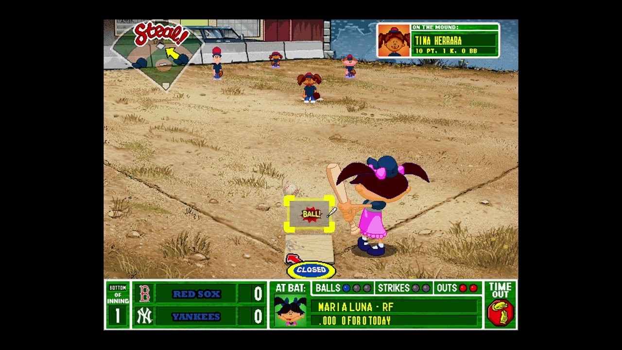 Backyard Baseball 2001: The Neo Yankees, Game 1