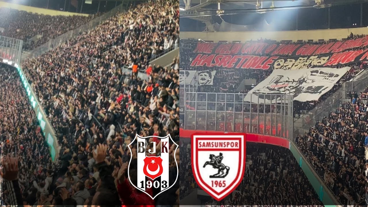 Beşiktaş - Samsunspor | Tribün ( EvSahibi - Deplasman ) Full Vlog | 18.01.2025