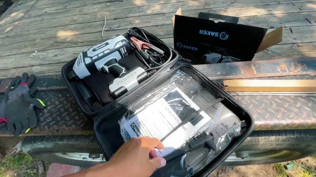 Unboxing and Testing Saker handheld welder