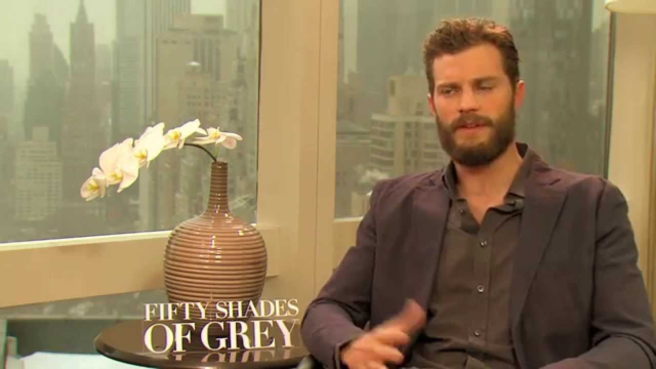 Fifty Shades of Grey: Jamie Dornan Official Interview | ScreenSlam