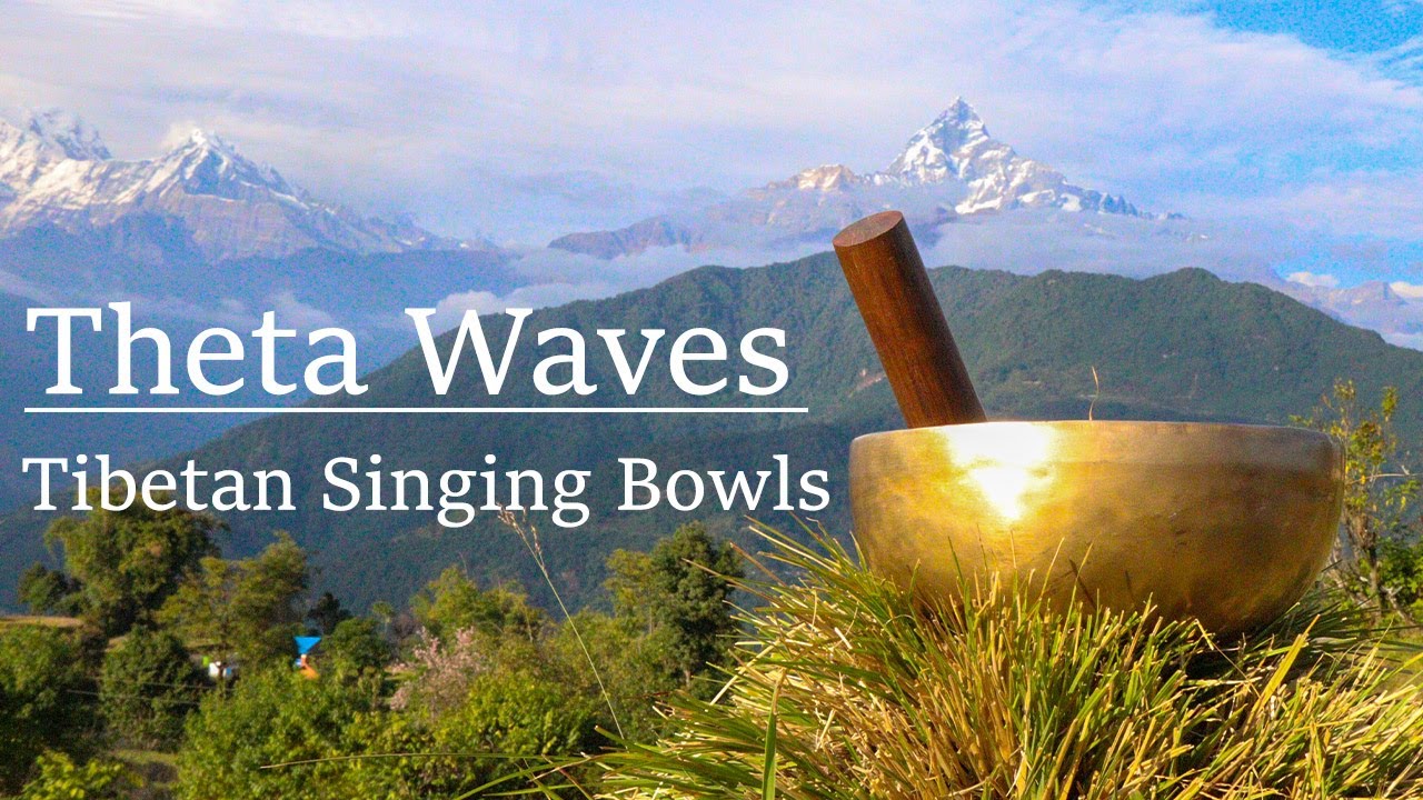⭕THETA WAVES Tibetan Singing bowls for Deep meditation and Super Learning 100% Natural Audio Sounds