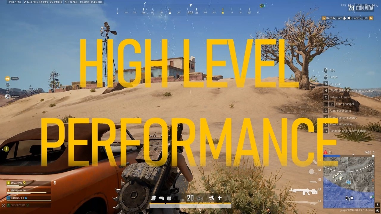High Level Performance / Pubg
