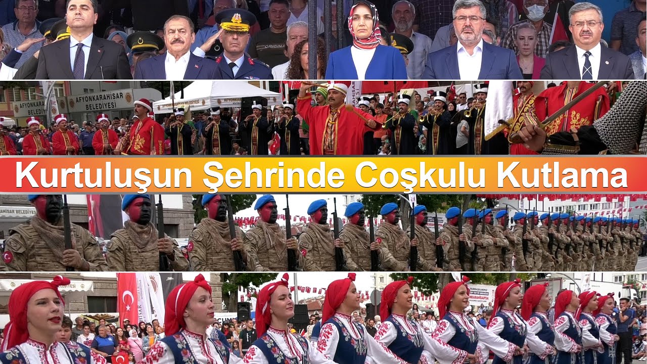 Kurtuluşun şehrinde coşkulu kutlama