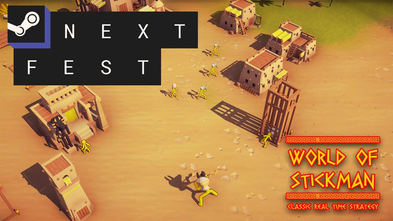 World of Stickman Classic RTS on Steam Next Fest - Best indie strategy 2024