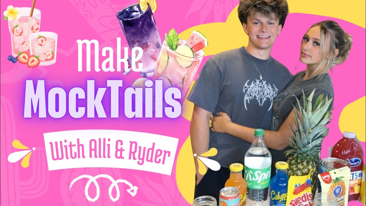 Making Candy Fruit Drinks with Alli and Ryder!