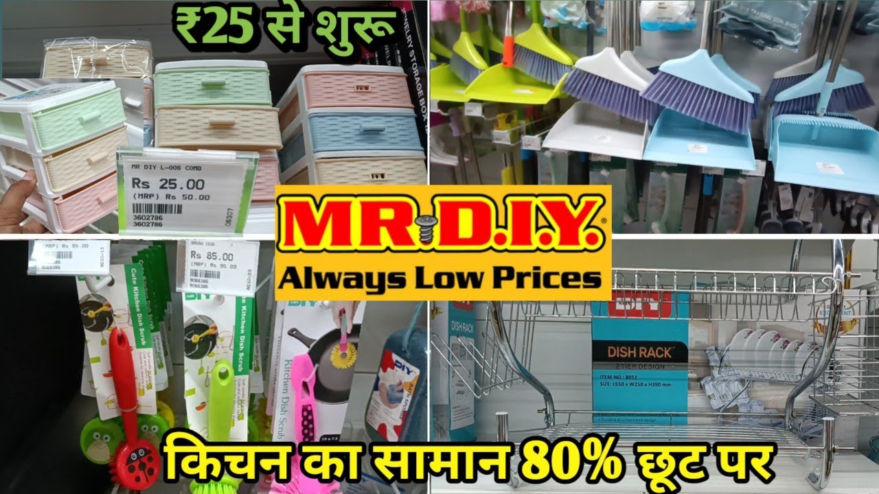 MR D.I.Y Store kitchen products 80% off| MR D.I.Y Haul India starting at ₹20| MR D.I.Y Tour