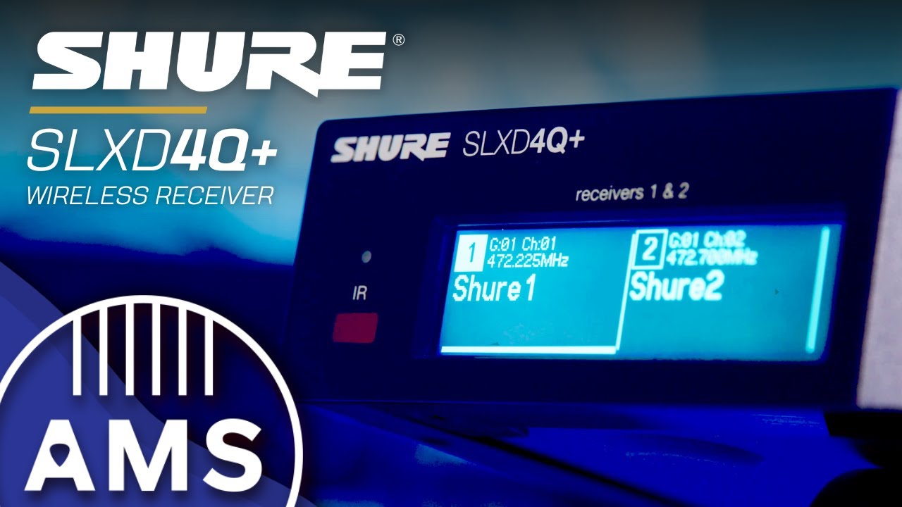Shure SLXD4Q Quad Digital Wireless Receiver