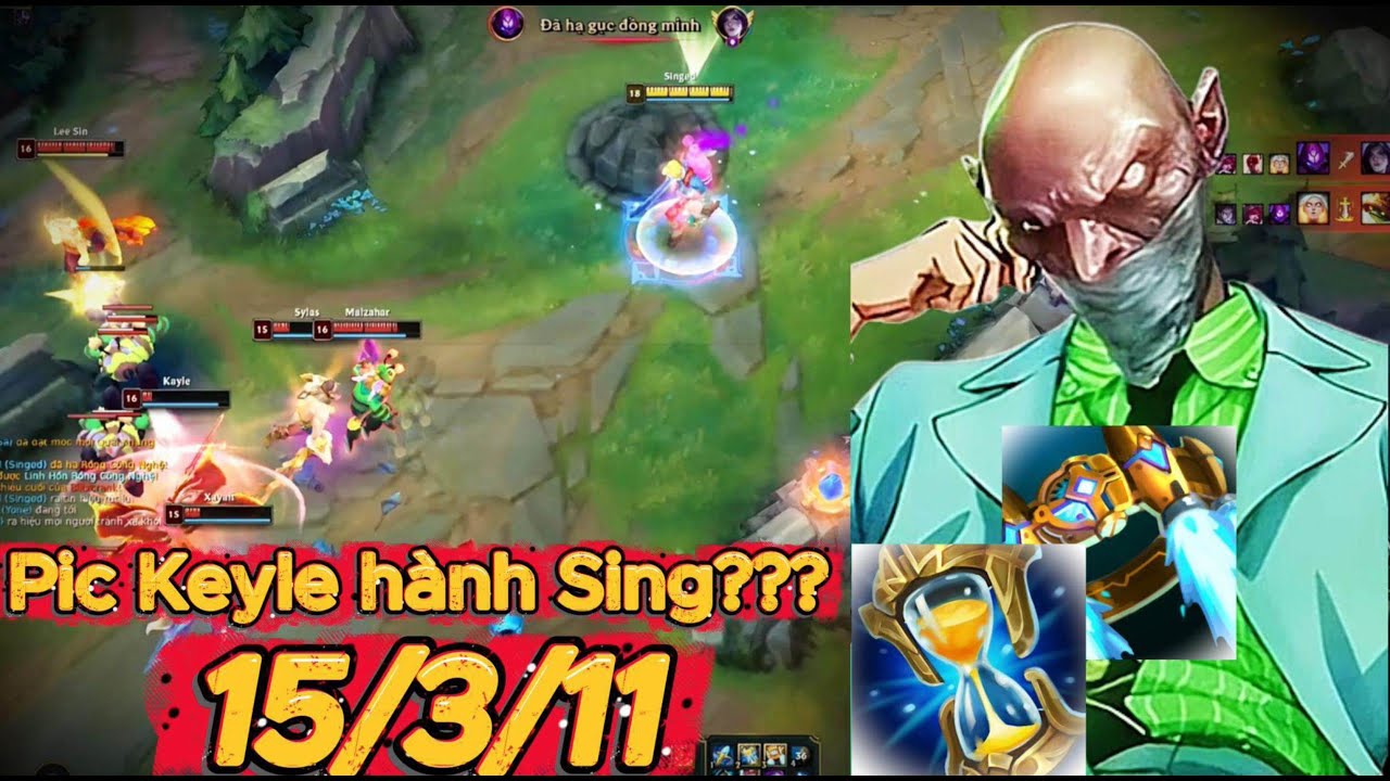 Pic Kayle hành Singed và ......thế nào là 1 vs 5!!