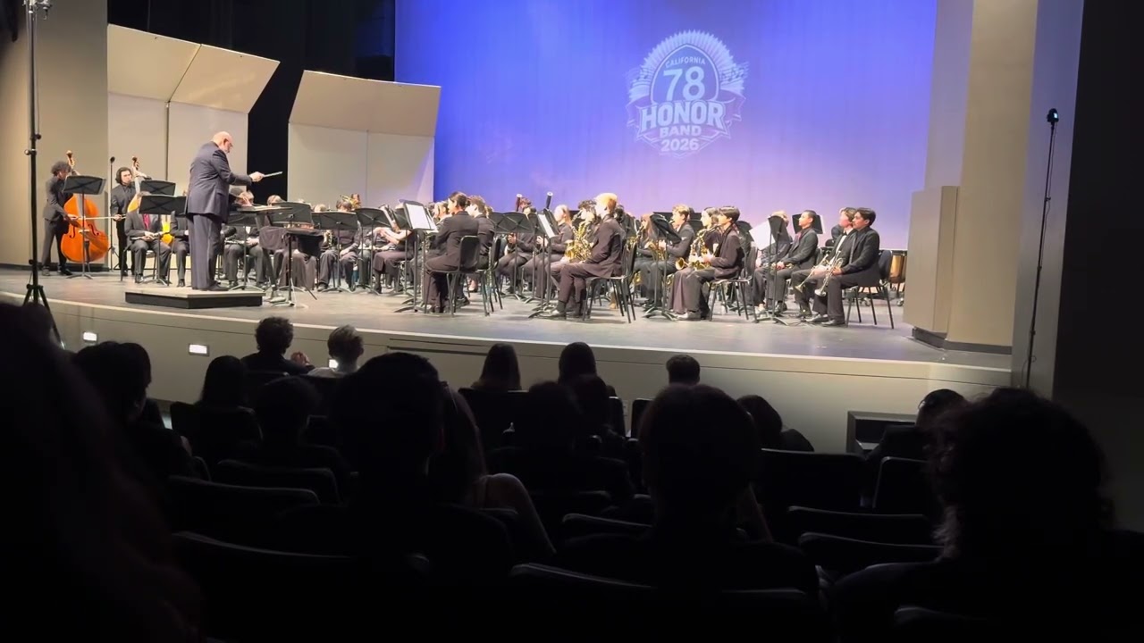 Honor Bands Concert Program 78 High School Wind Ensemble -The Red Machine
