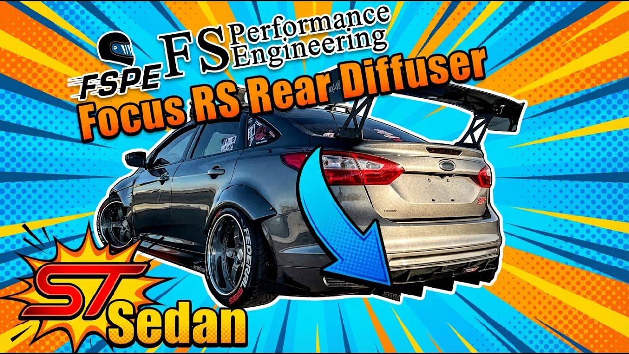 Big Rear Aero Upgrade | FS Performance Engineering RS Diffuser (Install)