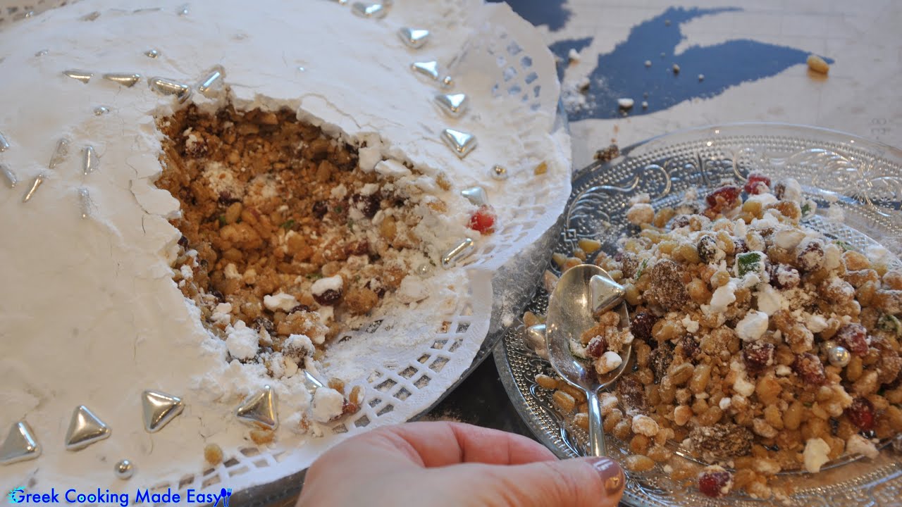 Kollyva or Koliva Funeral and Memorial Boiled Wheat - Κόλλυβα