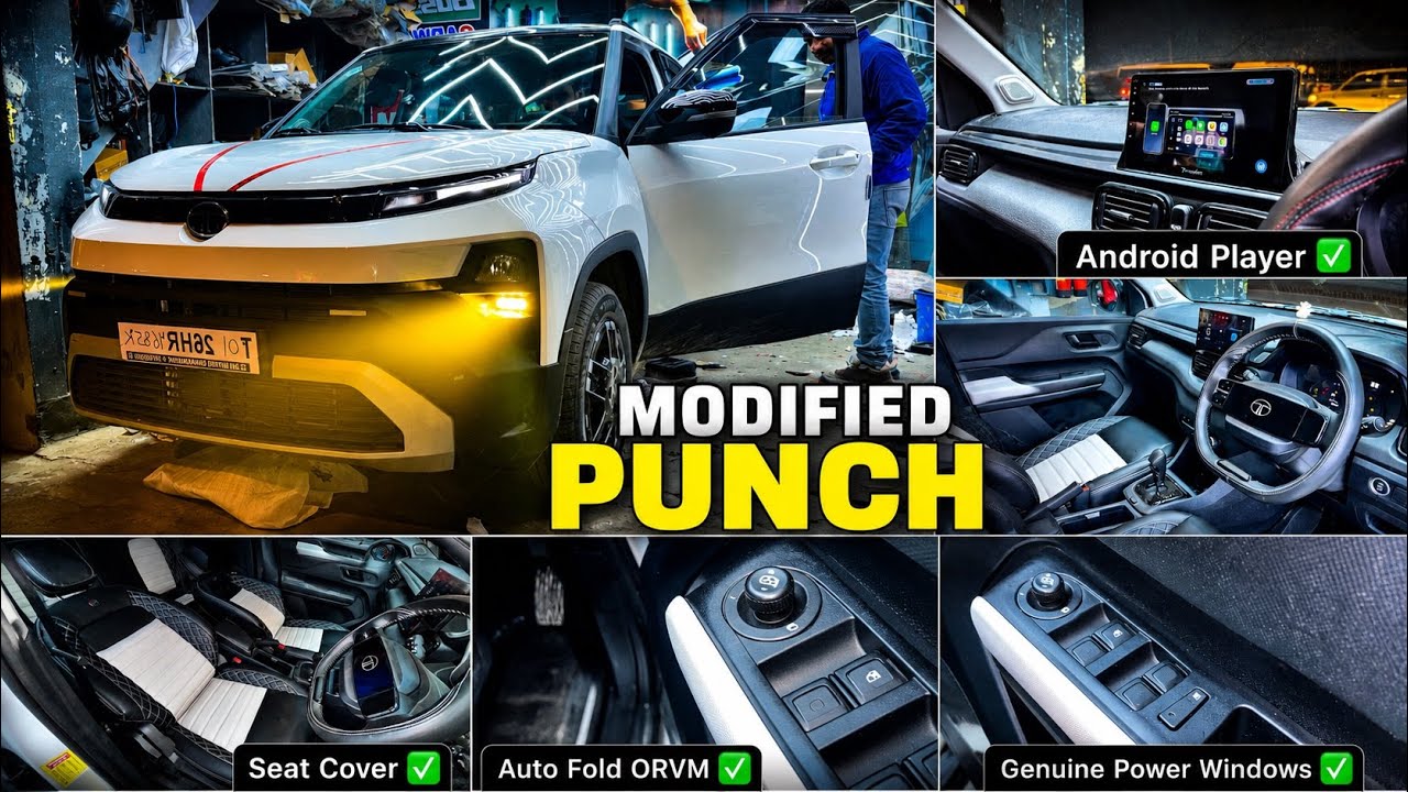 Tata Punch Base to Top Modification With Price ✅ Tata Punch Modified With Price