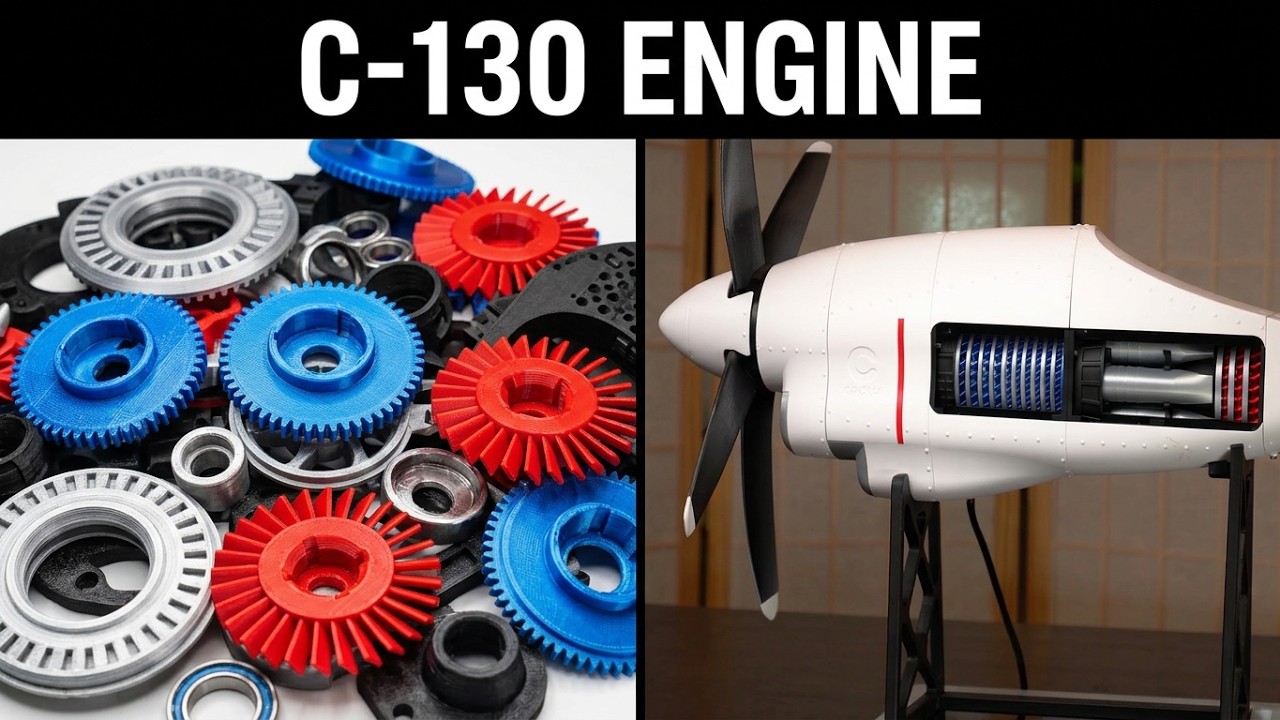 Building the C-130 Turboprop Enginekitor Model