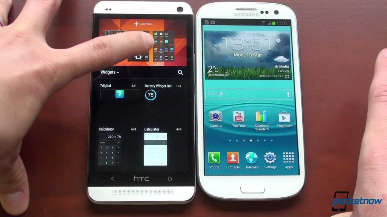 HTC One vs Galaxy S III | Pocketnow