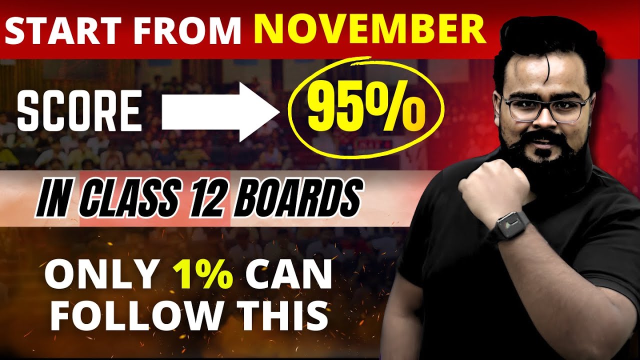 Score 95% in Class 12 Board Exams with 3 TECHNIQUES | Gaurav Jain