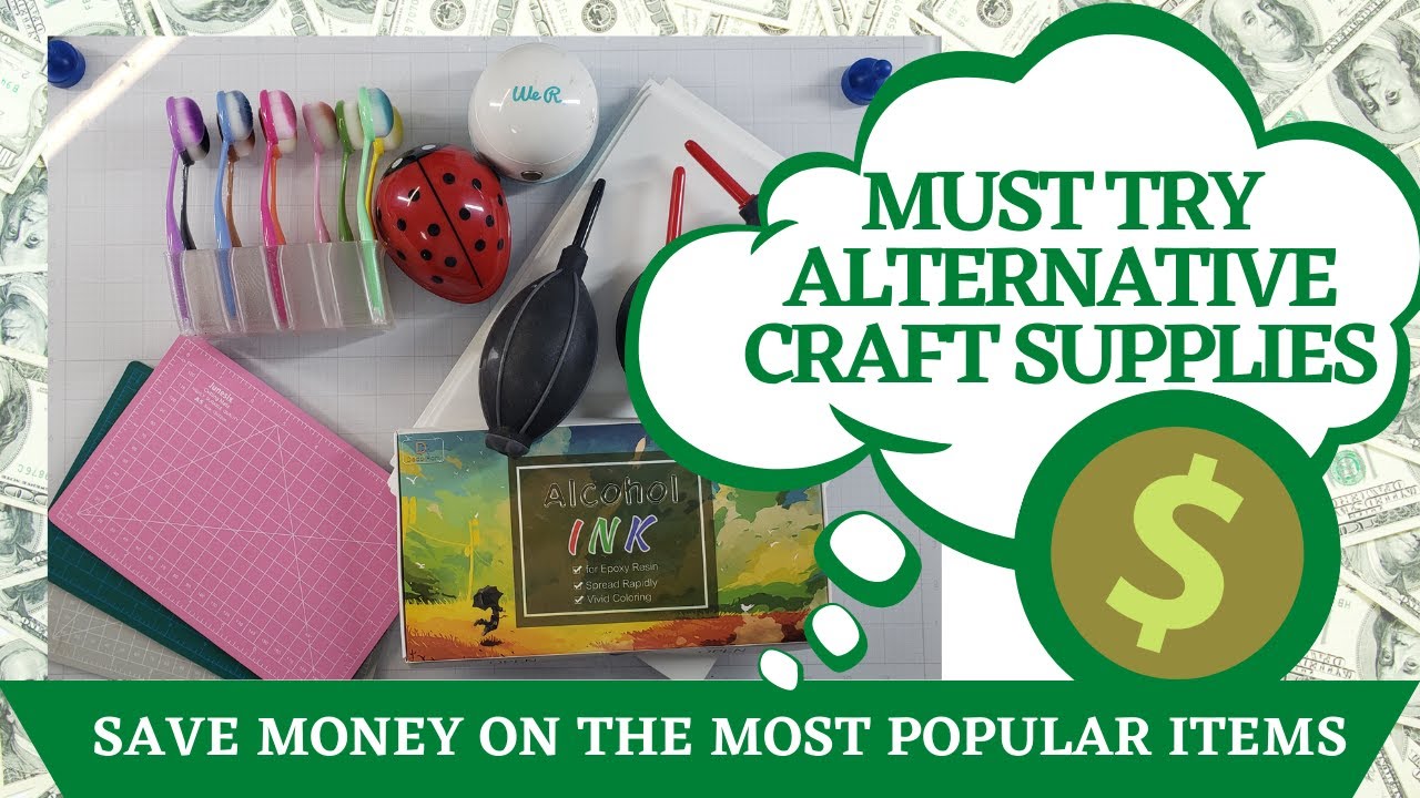 8 MUST Try Alternative Craft Products! SAVE MONEY and TIME!