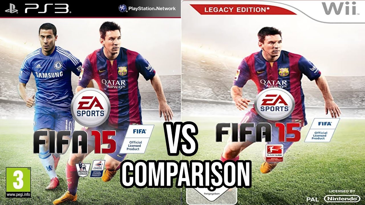 FIFA 15 PS3 против Nintendo Wii