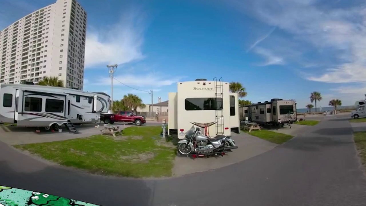 See Campsites 2001-2015 at Ocean Lakes Family Campground Myrtle Beach, SC in 4K 360 VR