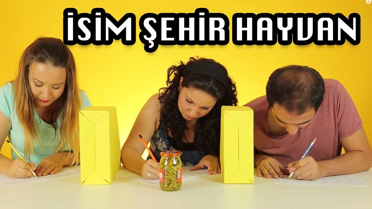 İsim Şehir Hayvan Oynadık - Cezalı Oyun