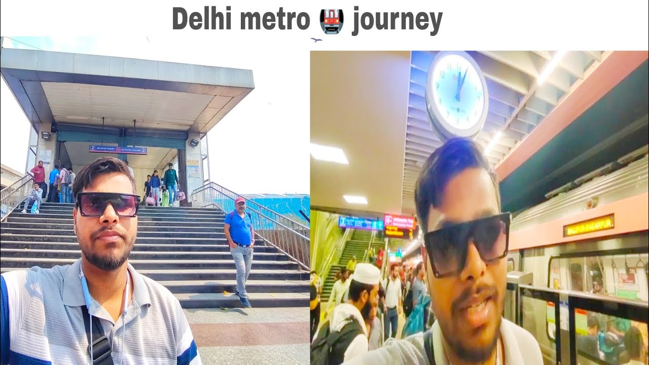 Delhi metro journey | Hazrat Nizamuddin to anand vihar terminal station by metro